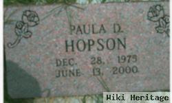 Paula D Hopson