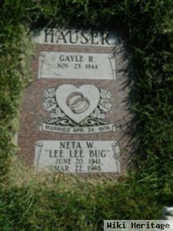 Neta W Hauser