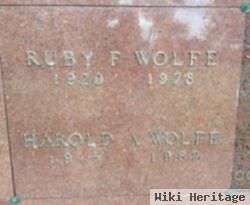 Ruby F Wolfe