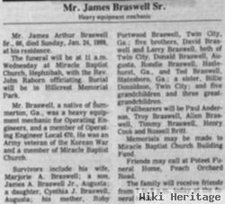 James Arthur Braswell, Sr