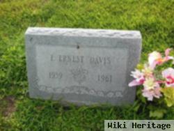 Franklin Ernest "ernie" Davis