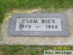 Clement M. "clem" Rice