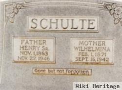 Henry John Schulte, Sr