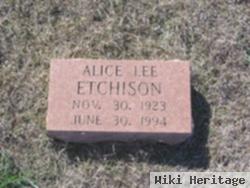 Alice Lee Loucks Etchison