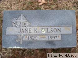 Jane K Wilson