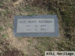 Ollie Thorpe Patterson