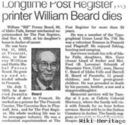 William Percey "bill" Beard