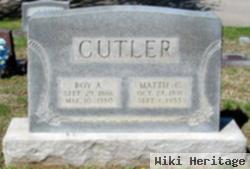 Martha "mattie" Crews Cutler