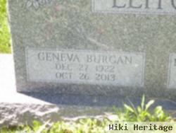 Geneva Burgan Leitch