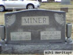 Maggie L. Jent Miner