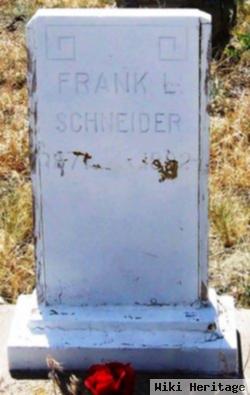 Frank L Schneider