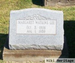 Margaret Watkins Lee