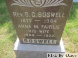 Anna M. Fairlie Boswell