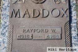 Rayford W Maddox