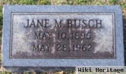 Jane M Busch