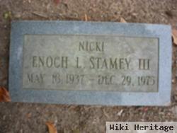 Enoch Lafayette "nicki" Stamey, Iii