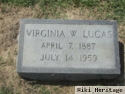 Virginia W Lucas