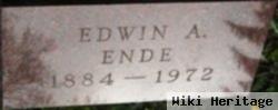 Edwin August Ende