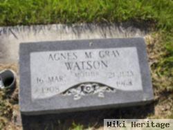 Agnes M Gray Watson