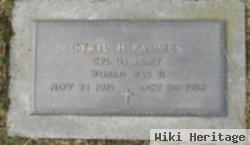 Cyril H Palmer