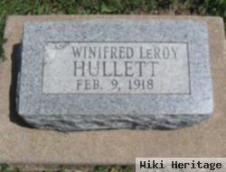 Winifred Leroy Hullett