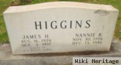 Nannie R Higgins