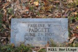 Pauline W Padgett