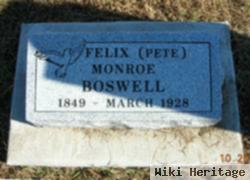 Felix Monroe "pete" Boswell