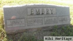 Vinson H Embry