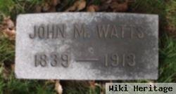 John M Watts