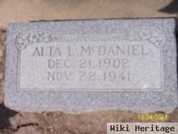 Alta Lee Tunnell Mcdaniel