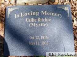 Callie "myrtle" Ritchie