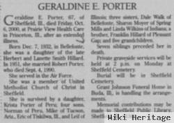 Geraldine E. Hillard Porter