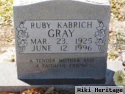 Ruby Kabrich Gray