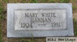 Mary White Hannon