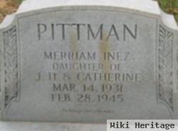 Merriam Inez Pittman