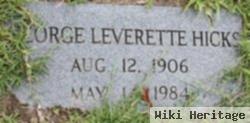 George Leverette Hicks