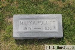 Mary A Pollitt