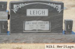 Ora Mae Teeter Leigh