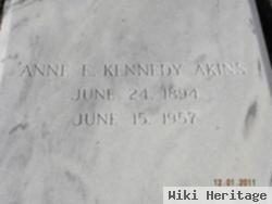 Anne Elizabeth "bessie" Kennedy Akins