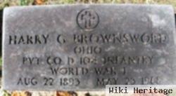 Harry G Brownsword