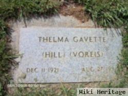 Thelma Hill Gavette Voreis