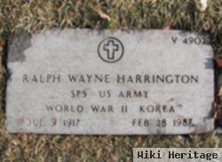 Ralph Wayne Harrington