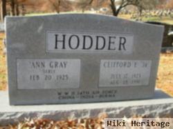 Clifford Ernest Hodder, Jr