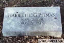 Harriette G Adams Pitman