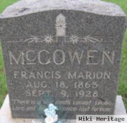 Francis Marion "frank" Mcgowen