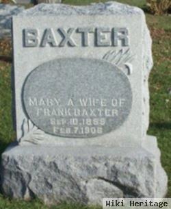 Mary A. Mathis Baxter