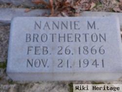 Nancy M. "nannie" Barkley Brotherton