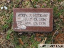 Myrty F Huckaby