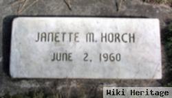 Janette M. Horch